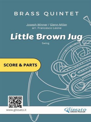 cover image of Little Brown Jug--Brass Quintet score & parts